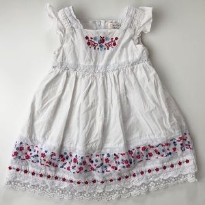 Embroidered Dress 12-18 mos
